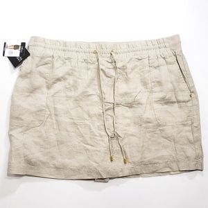 Ellen Tracy womens skort skirt built in shorts NWT